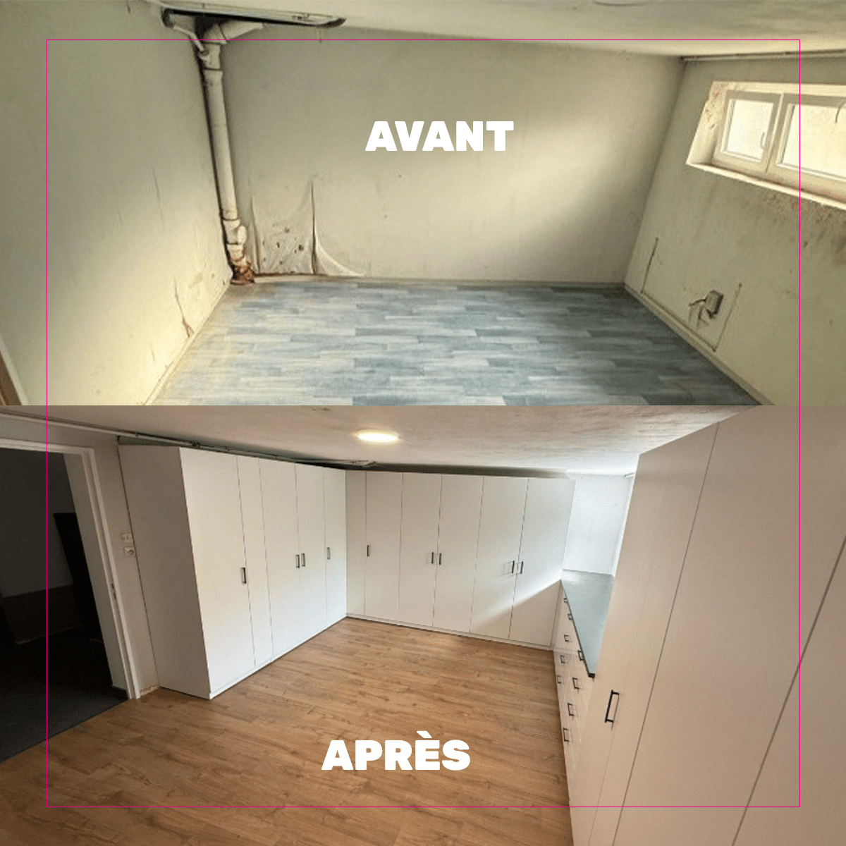 Rénovation et création de rangements sur mesure